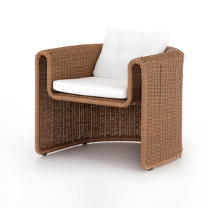 Grass Roots Outdoor Chair in Stinson White & Vintage Natural (32' x 32' x 32')
