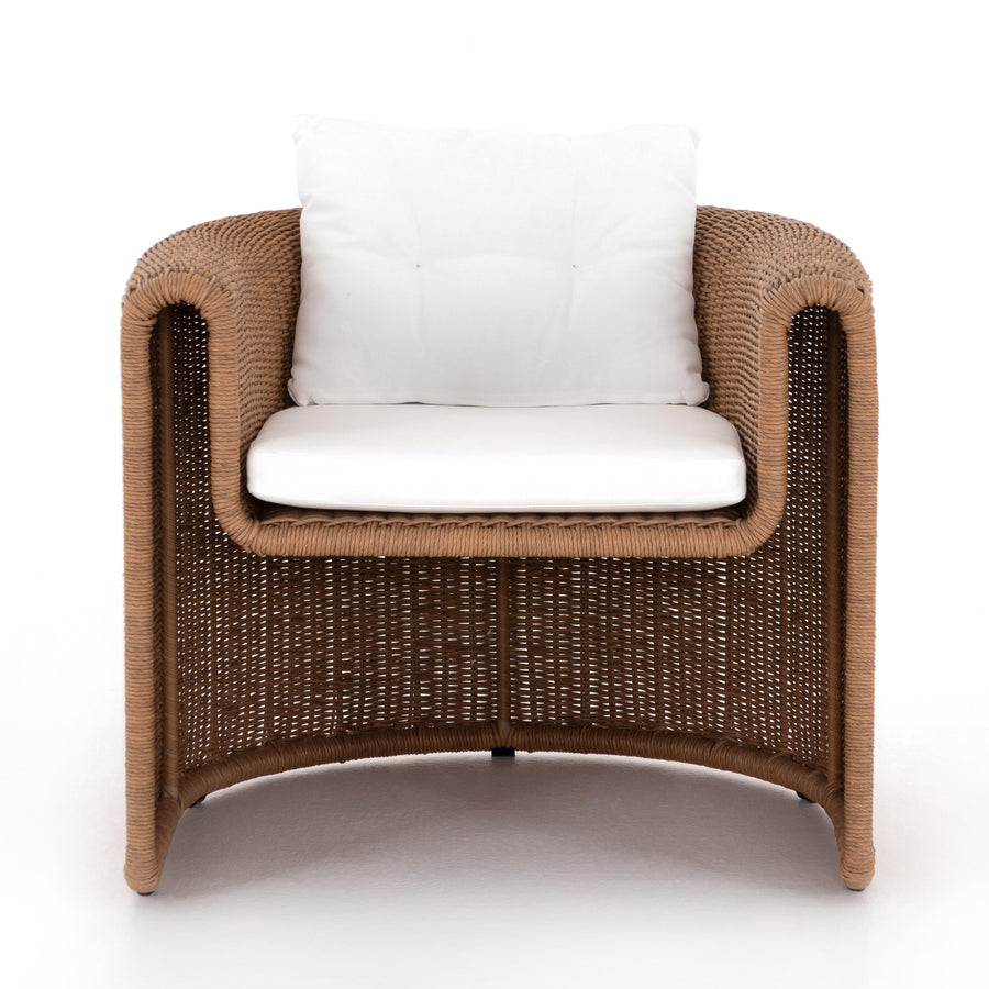 Grass Roots Outdoor Chair in Stinson White & Vintage Natural (32' x 32' x 32')