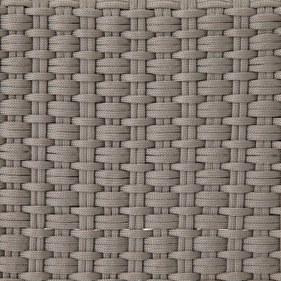 Solano Outdoor Chair in Stone Grey & Thick Grey Rope (34' x 37' x 32')