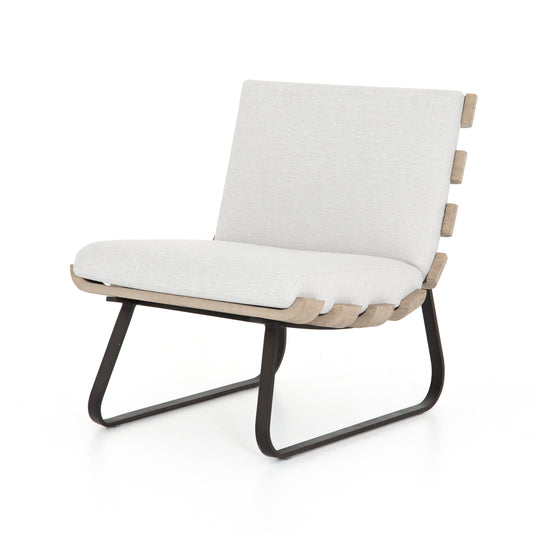 Solano Outdoor Chair in Bronze & Stone Grey (28.5" x 33.25" x 32.75")