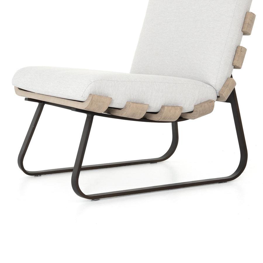 Solano Outdoor Chair in Bronze & Stone Grey (28.5' x 33.25' x 32.75')
