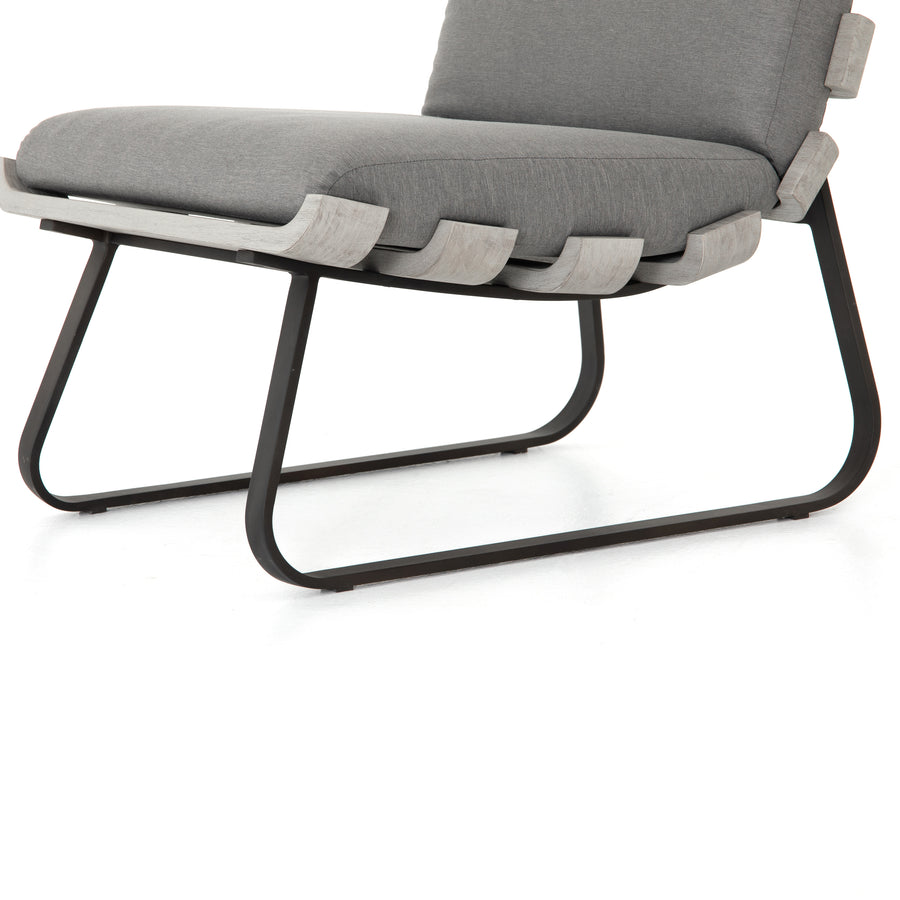 Solano Outdoor Chair in Bronze & Charcoal (28.5' x 33.25' x 32.75')