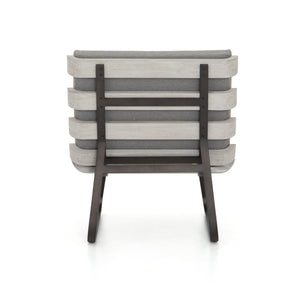 Solano Outdoor Chair in Bronze & Charcoal (28.5' x 33.25' x 32.75')