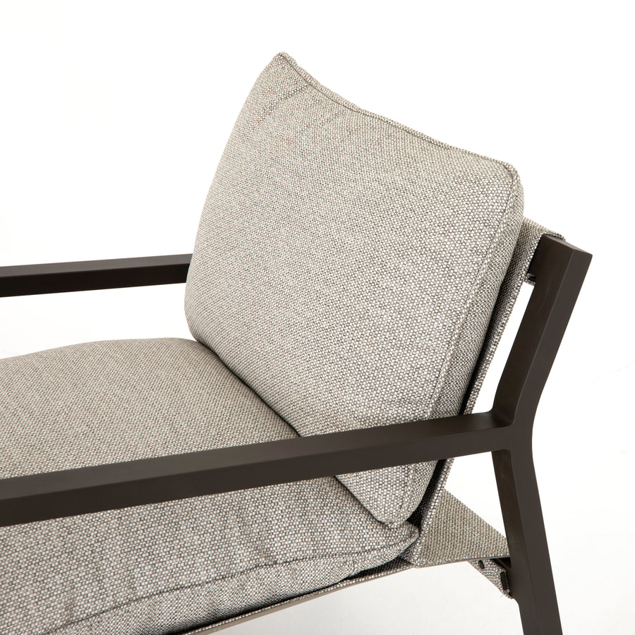 Solano Lane Outdoor Chair in Faye Ash & Bronze (30' x 38' x 29.25')