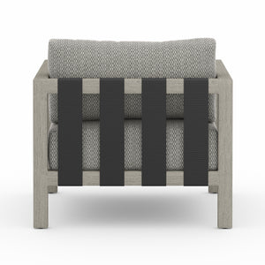 Solano Outdoor Chair in Faye Ash & Weathered Grey (32.25' x 32.3' x 24.5')