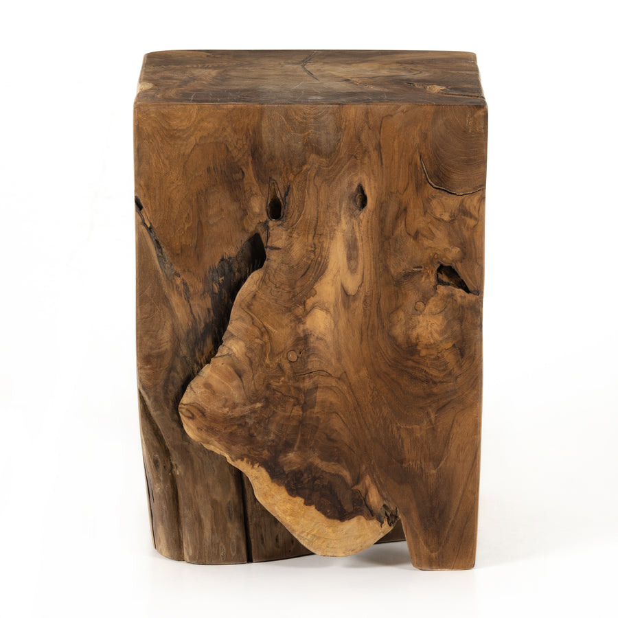 Balta Outdoor Square Occasional Table in Teak Root (11.75' x 11.75' x 15.75')
