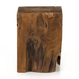 Balta Outdoor Square Occasional Table in Teak Root (11.75' x 11.75' x 15.75')