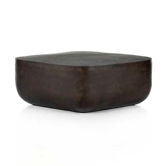 Marlow Square Outdoor Coffee Table in Antique Rust (35.5" x 35.5" x 15.5")