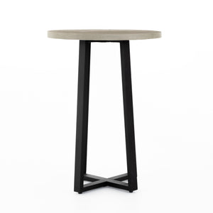 Constantine Outdoor Bar Table in Black & Light Grey (30' x 30' x 42.25')