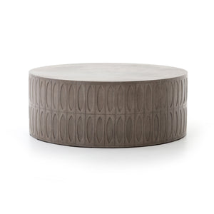 Thayer Outdoor Occasional Table in Grey Concrete (42' x 42' x 16')