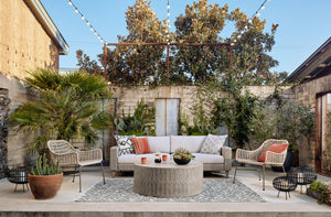 Thayer Outdoor Occasional Table in Grey Concrete (42' x 42' x 16')