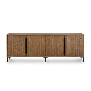 Wyeth Sideboard in Rustic Sandalwood & Dark Gunmetal (88' x 19' x 32')