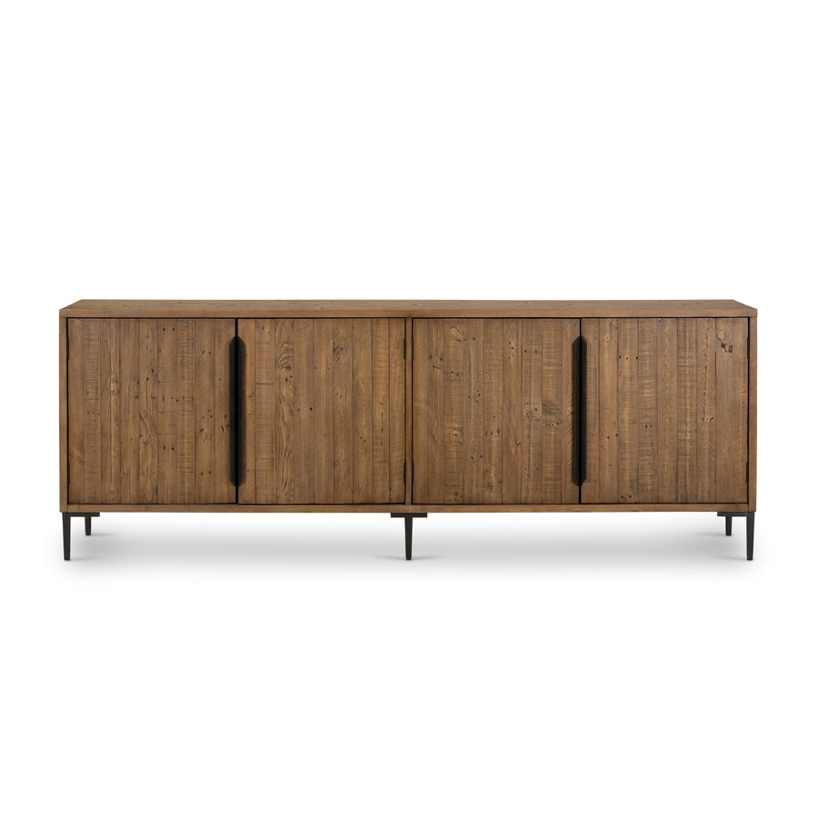 Wyeth Sideboard in Rustic Sandalwood & Dark Gunmetal (88' x 19' x 32')