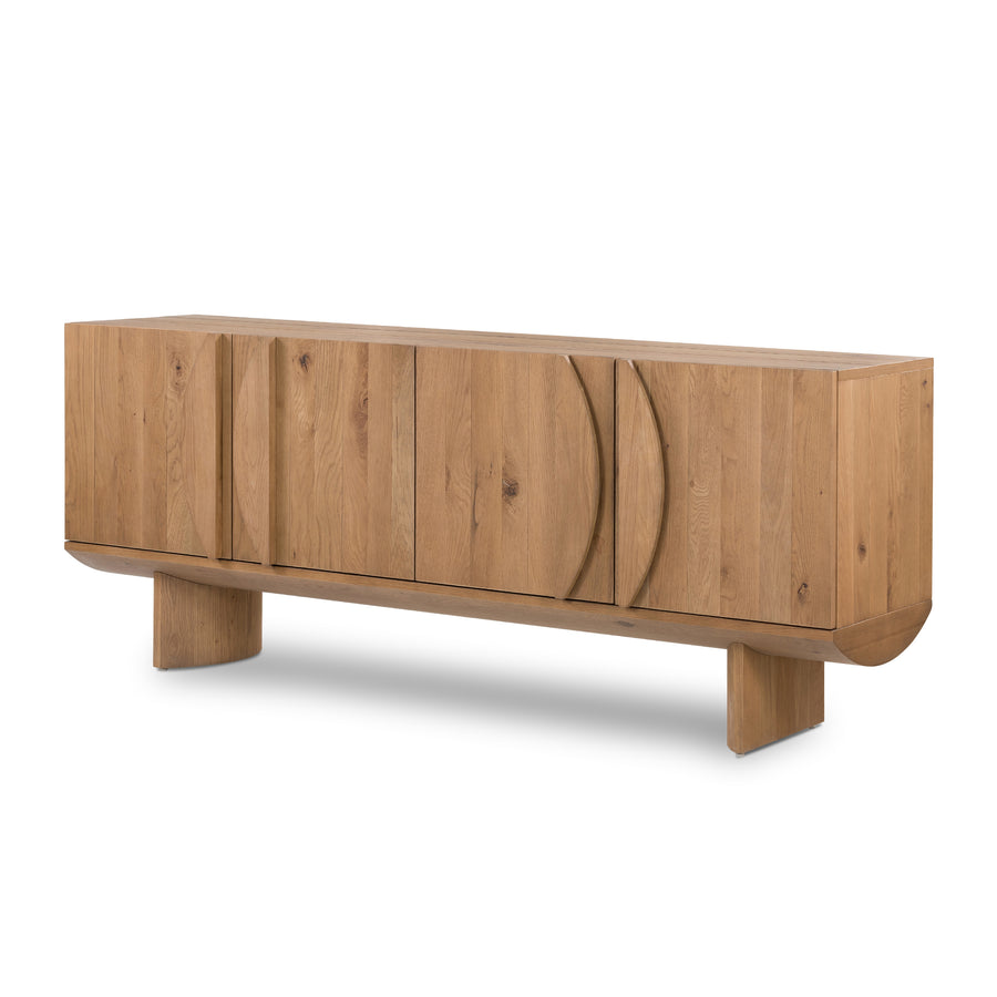 Barton Sideboard in Dusted Oak Veneer & Dusted Oak Thin Veneer (80' x 19' x 31')