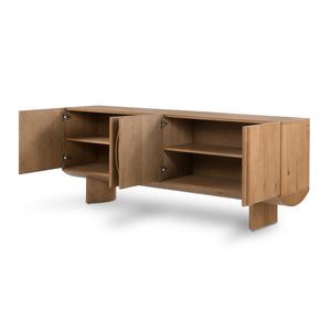 Barton Sideboard in Dusted Oak Veneer & Dusted Oak Thin Veneer (80' x 19' x 31')