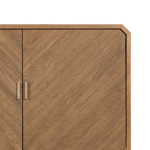 Bolton Sideboard in Natural Ash Veneer & Natural Ash (68.5' x 19' x 30')