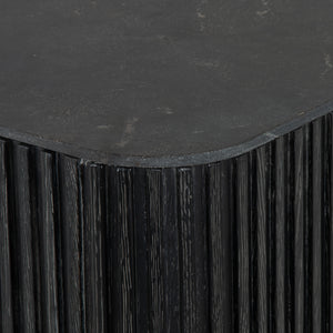 Hughes Sideboard in Washed Black & Brushed Gunmetal (71' x 19.75' x 31.5')