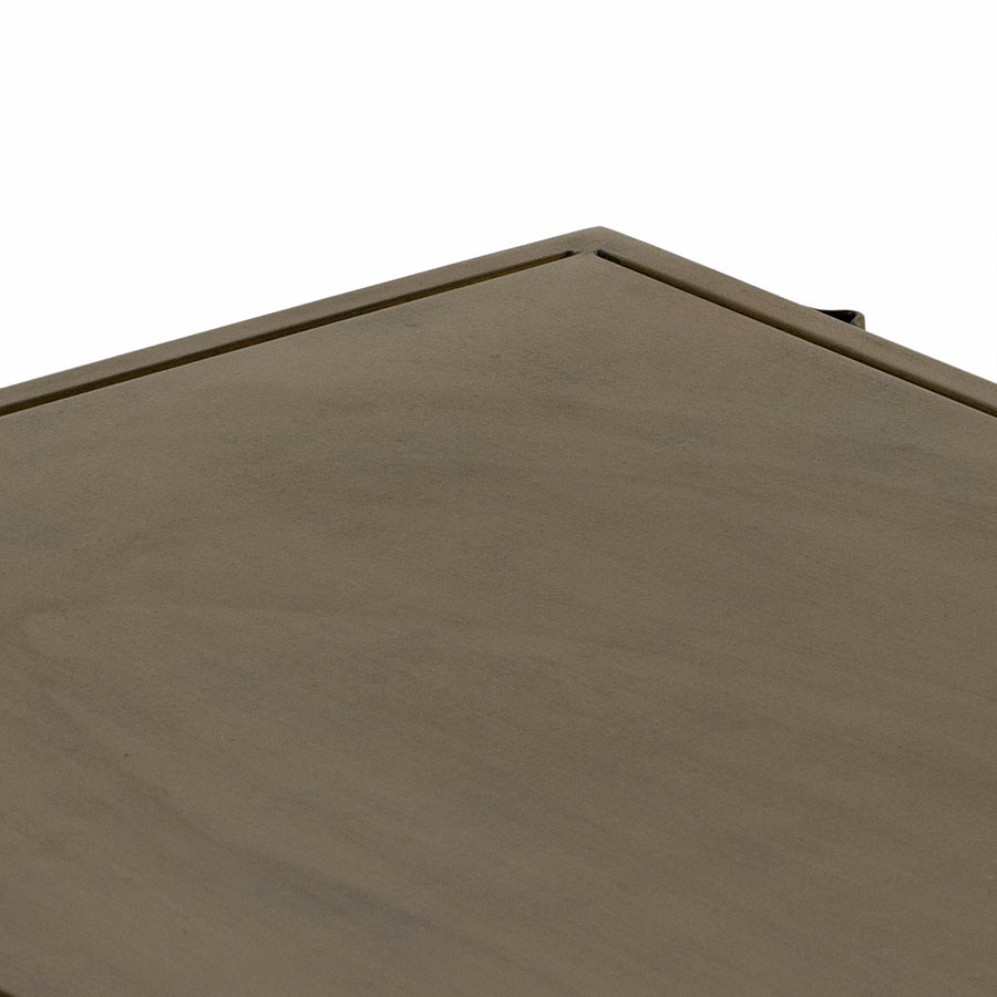 Element Sideboard in Sunburst Etched Aged Brass Pc & Gunmetal (72' x 16' x 29.75')