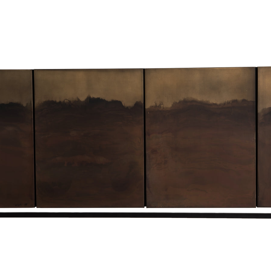 Element Sideboard in Distressed Ombre & Aged Brown (82' x 18' x 32')