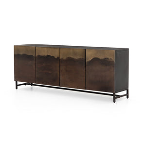 Element Sideboard in Distressed Ombre & Aged Brown (82' x 18' x 32')