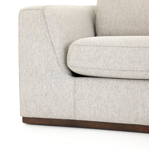Centrale Sofa in Aldred Silver & Aged Sienna (98' x 39' x 32.5')