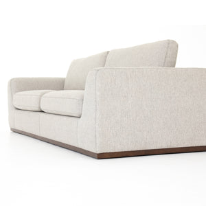 Centrale Sofa in Aldred Silver & Aged Sienna (98' x 39' x 32.5')
