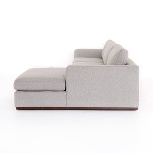 Centrale 2-Piece Sectional in Aldred Silver & Aged Sienna (129' x 68' x 32.5')