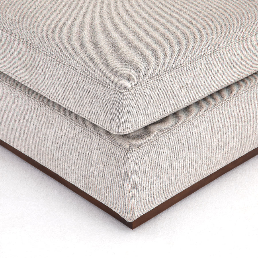 Centrale 2-Piece Sectional in Aldred Silver & Aged Sienna (129' x 68' x 32.5')