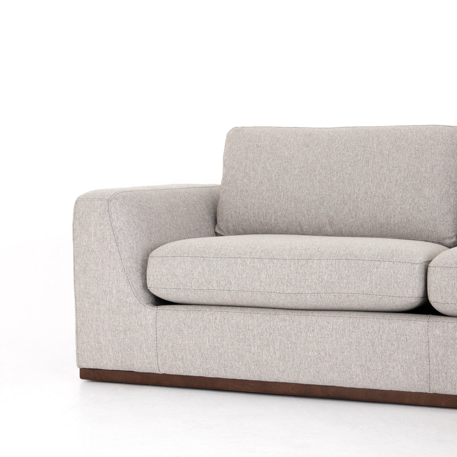 Centrale 2-Piece Sectional in Aldred Silver & Aged Sienna (129' x 68' x 32.5')