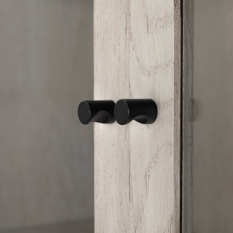 Haiden Cabinet in Gunmetal & Vintage White Oak (38' x 14' x 79.25')