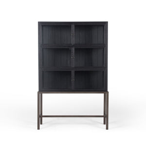 Irondale Cabinet in Drifted Black & Waxed Black (pc) (45.75' x 16' x 69')