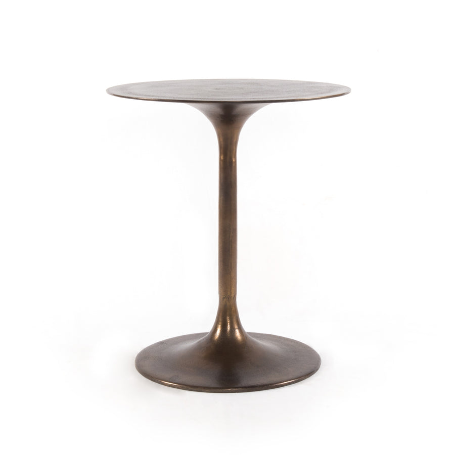 Marlow Side Table in Antique Rust (20' x 20' x 23.5')