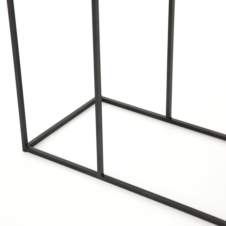 Hughes Console Table in Gunmetal & Bluestone (60' x 17' x 32')