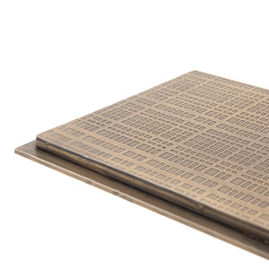 Element Side Table in Antique Brass (16' x 10' x 23.5')