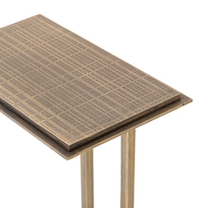 Element Side Table in Antique Brass (16' x 10' x 23.5')