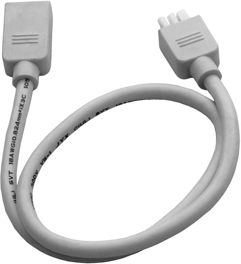CounterMax MXInterLink3 18' Under Cabinet Accessory Inter-Linking Cord in White