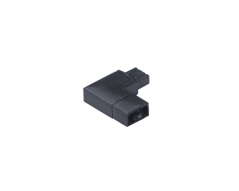 CounterMax MX-L-24-SS Under Cabinet Accessory 90 Degree Left Connector in Black