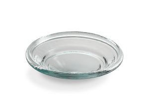 Spun Glass 24' x 20.5' x 9.75' Glass Vessel Bathroom Sink in Ice