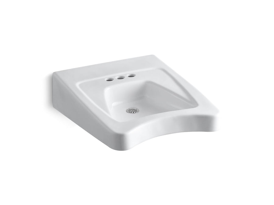 Morningside 29.25' x 22.13' x 8.25' Vitreous China Wheelchair Wall Mount Bathroom Sink in White