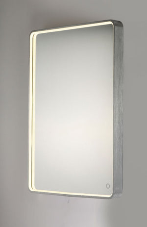 Mirror 23.75' x 31.5' Single Light LED Mirror in Brushed Aluminum
