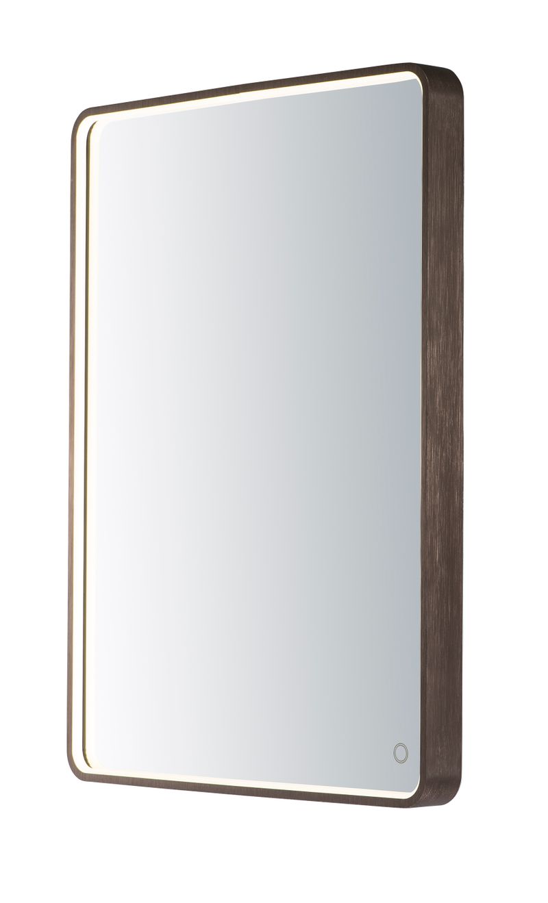 23.75' x 31.5' LED Mirror in Anodized Bronze