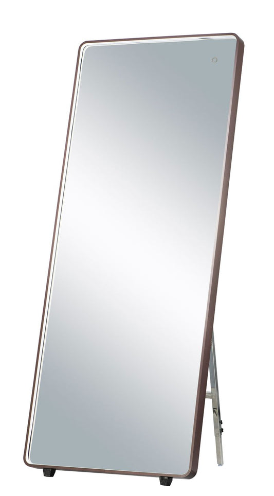 27.5" x 67" LED Mirror in Anodized Bronze
