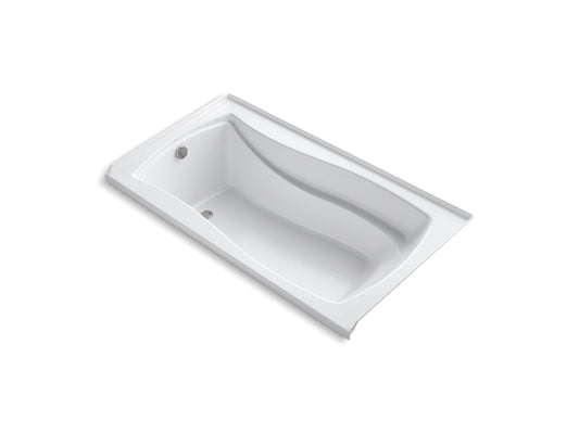 Mariposa 68.88" Acrylic Alcove Bathtub in White