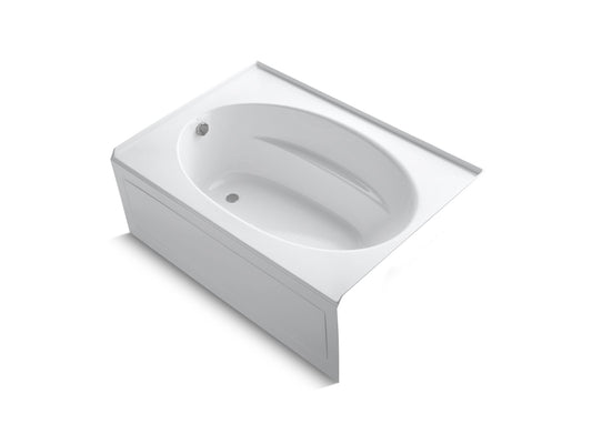 Windward 63" Acrylic Left Drain Alcove Bathtub in White