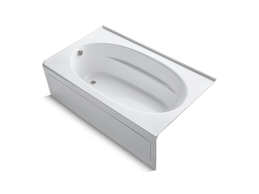Windward 75" Acrylic Alcove Bathtub in White