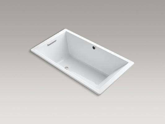 Underscore Rectangle 68.25" Acrylic Drop-In Bathtub in White