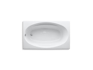 62.63' Acrylic Drop-In Bathtub in White