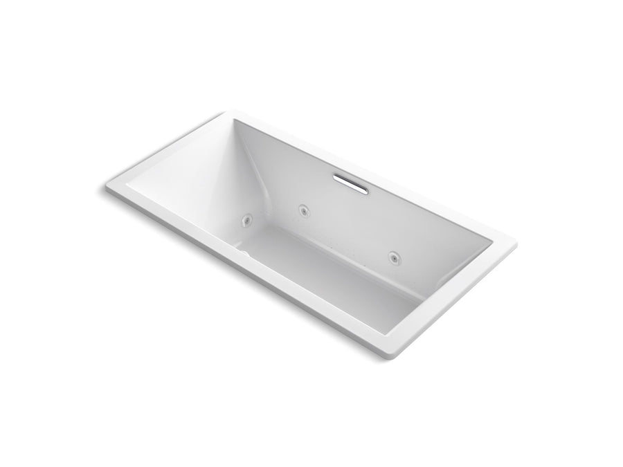 Underscore Rectangle 74.88' Acrylic Drop-In Bathtub in White