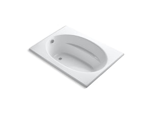 Windward 63' Acrylic Drop-In Bathtub in White with Jets