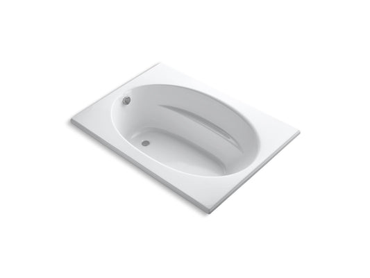 Windward 63" Acrylic Drop-In Bathtub in White with Jets
